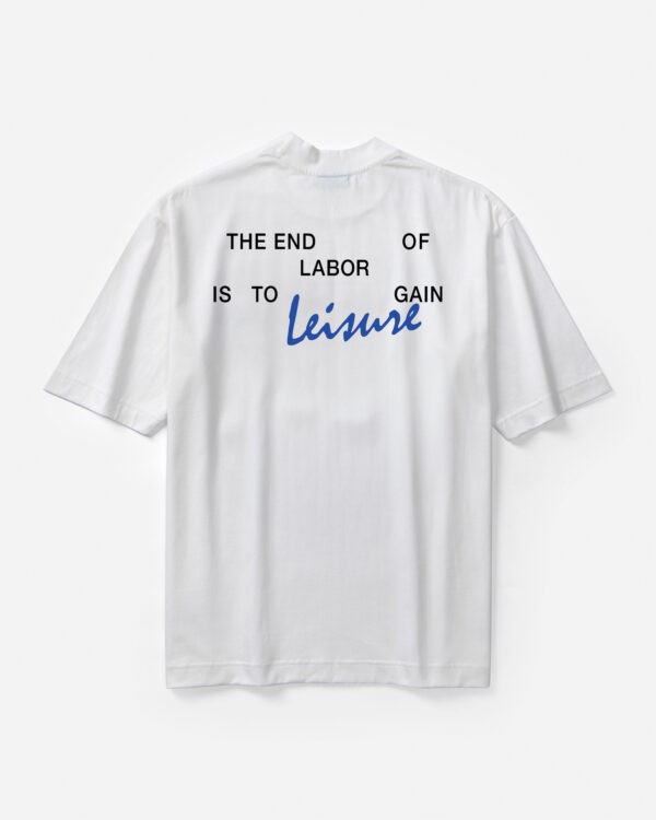Cover - Leisure - Back - Off White Leisure Tees